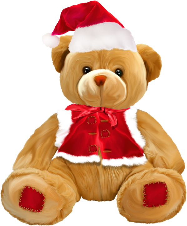 Christmas Teddy Bear Png Clipart - Teddy Bear Png Images Hd Transparent Png (599x733), Png Download