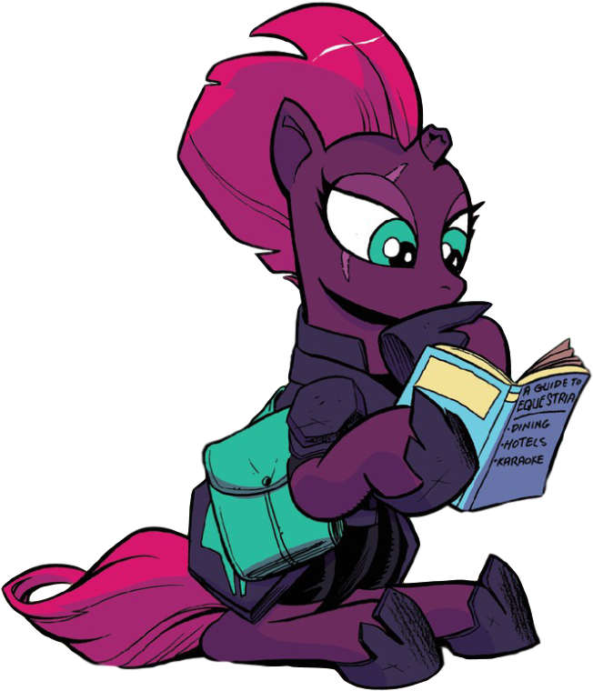 Andypriceart, Book, Broken Horn, Eye Scar, Female, - Cartoon Clipart (712x829), Png Download