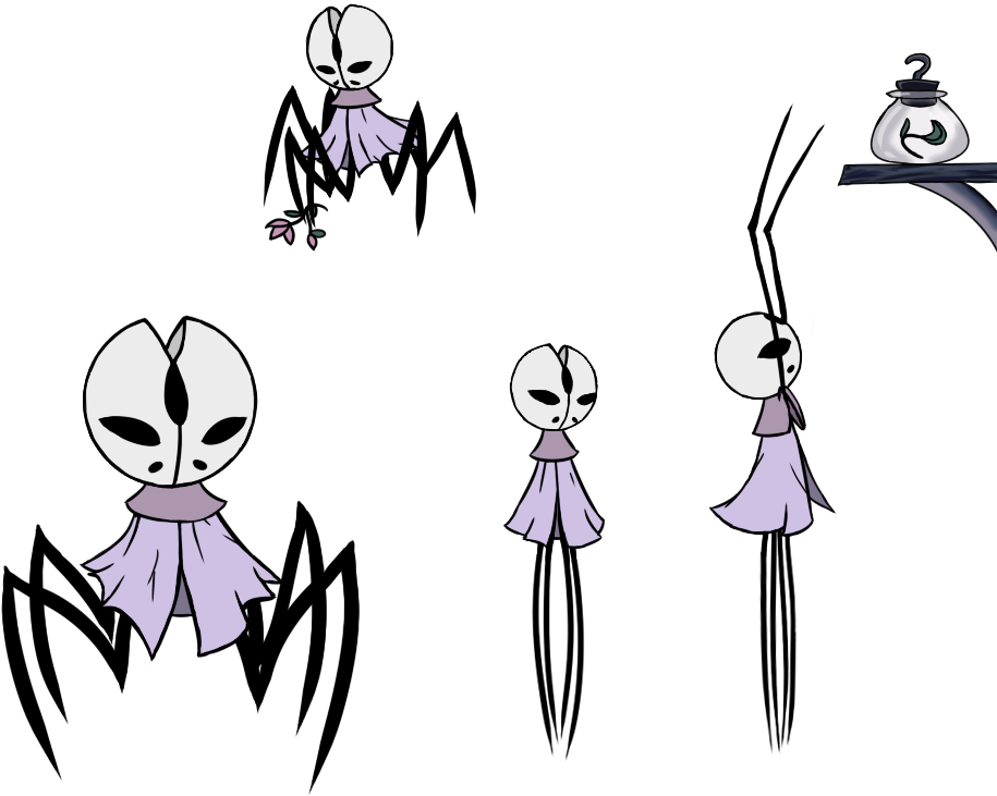 Hollow Knight Fan-blog A New Hollow Knight Oc, A Spider - Hollow Knight Vessel Oc Clipart (915x731), Png Download