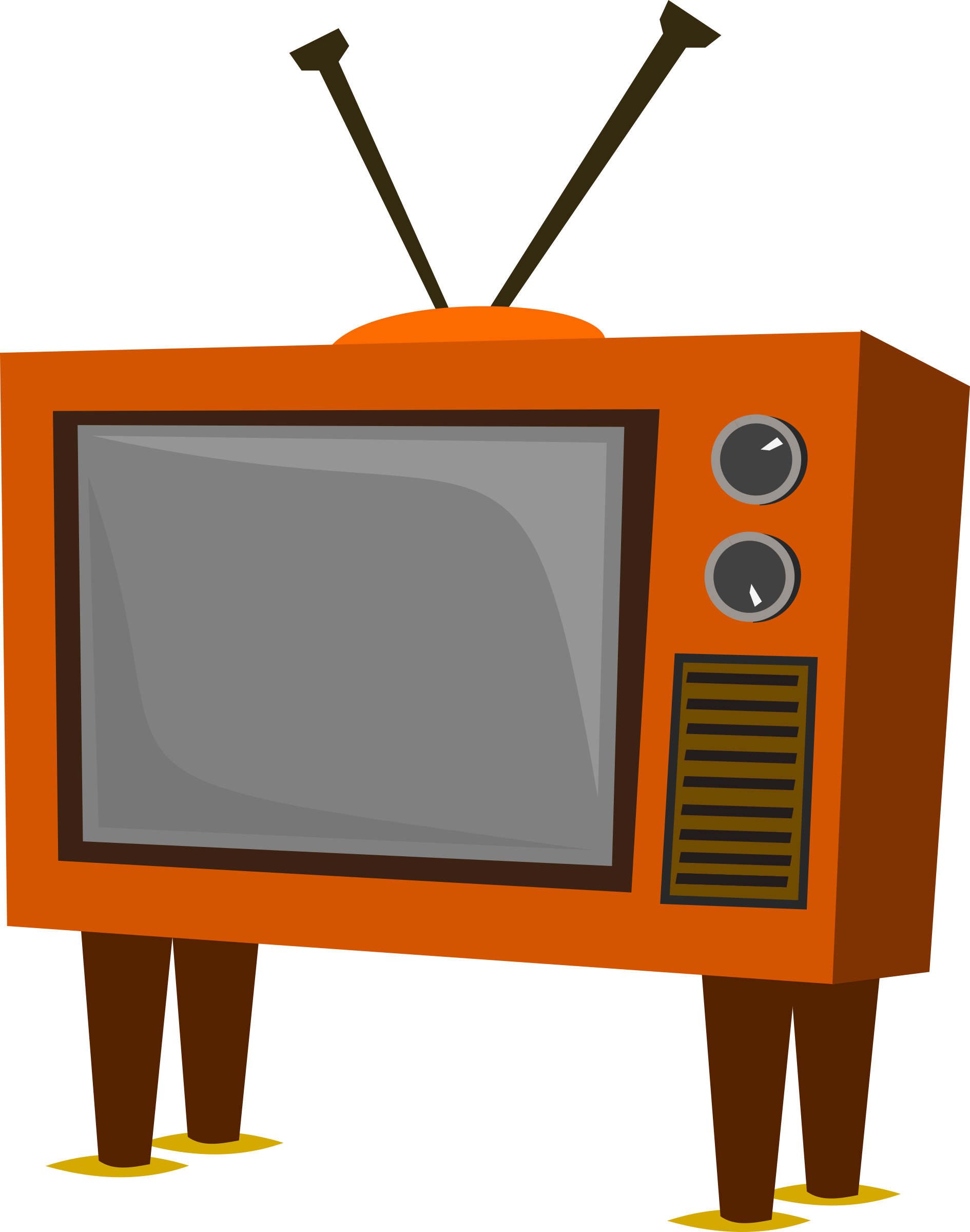 Big Image - Television Clipart Png Transparent Png (1890x2400), Png Download