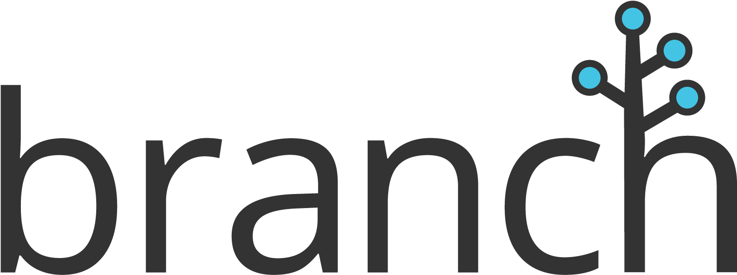 Branch Metrics Logo Color - Branch Metrics Logo Clipart (1557x605), Png Download