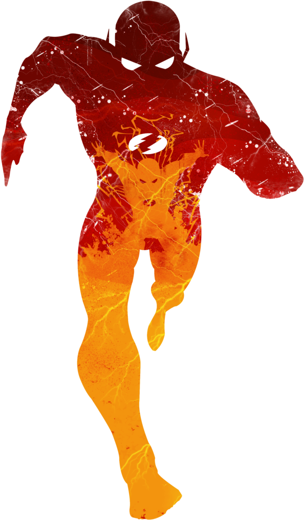 #flash #fastest Man Alive #kid Flash #central City - Transparent Flash Dc Comics Clipart (500x707), Png Download