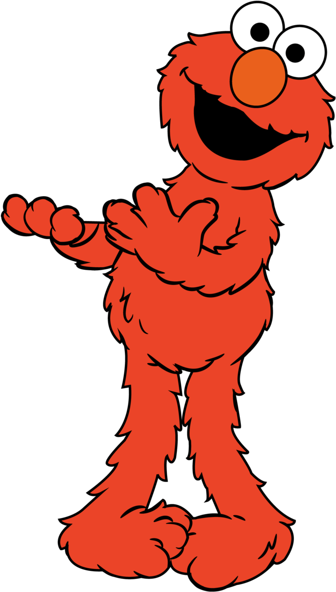 Elmo Clip Art , Png Download - Sesame Street Elmo Clipart Transparent Png (667x1174), Png Download