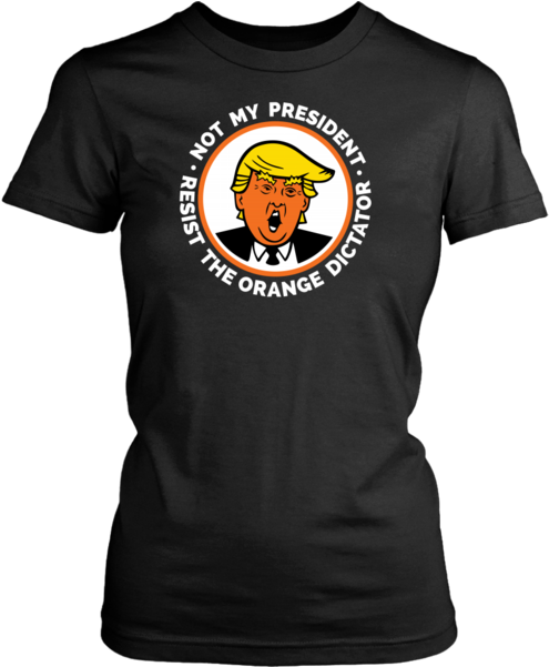 Resist The Orange Face Dictator Potus Donald Trump - Souvenir De La Banda Metálica Clipart (600x600), Png Download