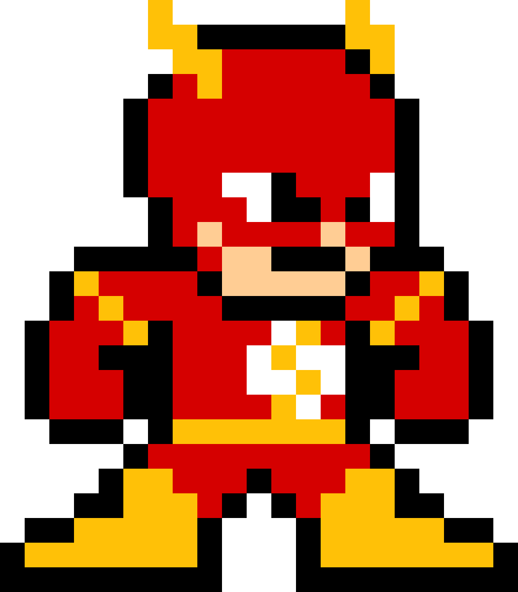 The Flash - Flash Minecraft Pixel Art Clipart (1050x1200), Png Download