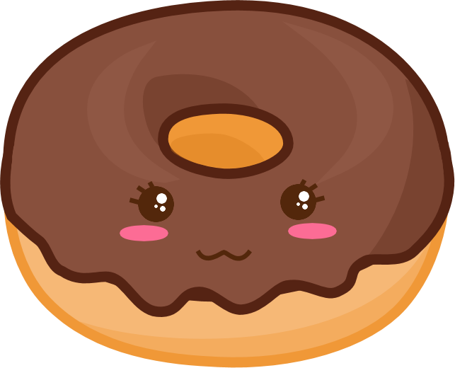 Dibujos De Donuts Kawaii - Kawaii Imagenes Png Clipart (643x520), Png Download