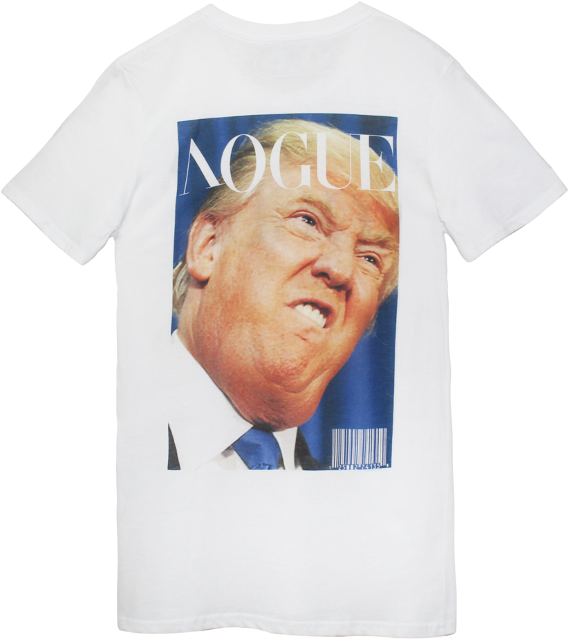 Vogue Magazine Parody Print Featuring Donald Trump - Senior Citizen Clipart (1002x1024), Png Download