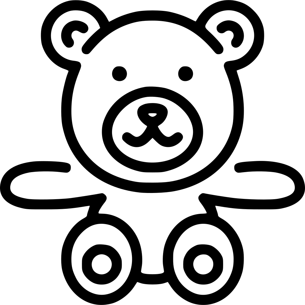 Teddy Bear Comments - Icon Kids Bear Clipart (980x980), Png Download