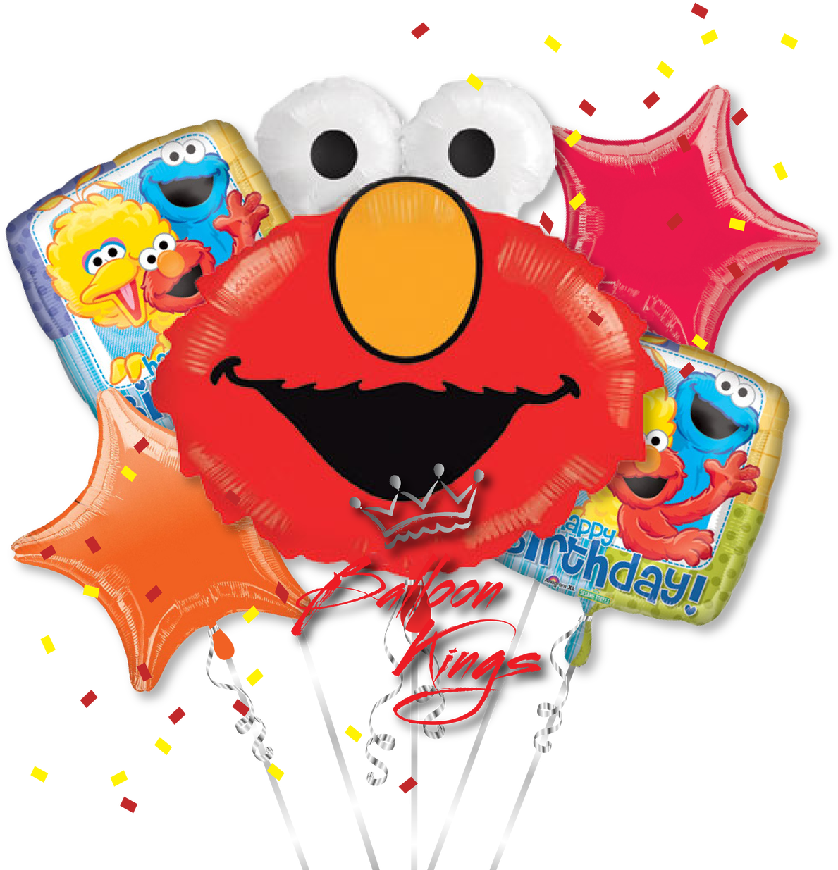 Elmo Bouquet - Balloon Clipart (1280x1280), Png Download