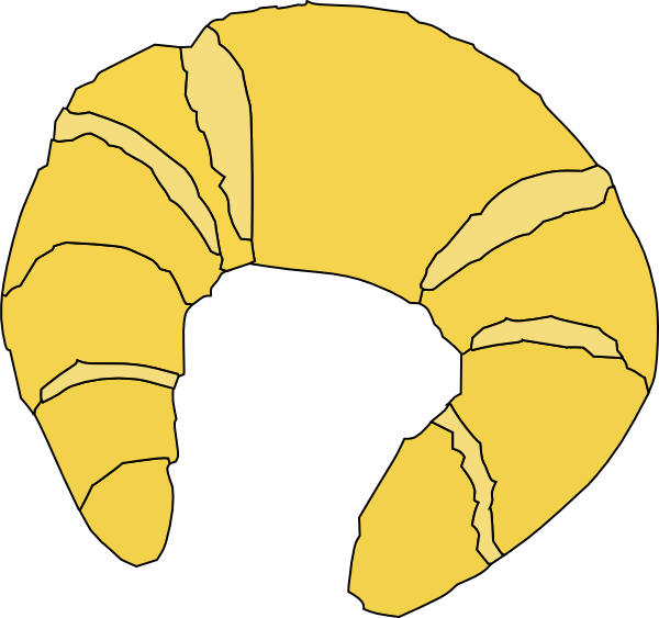 Croissant Clip Art - Png Download (600x563), Png Download