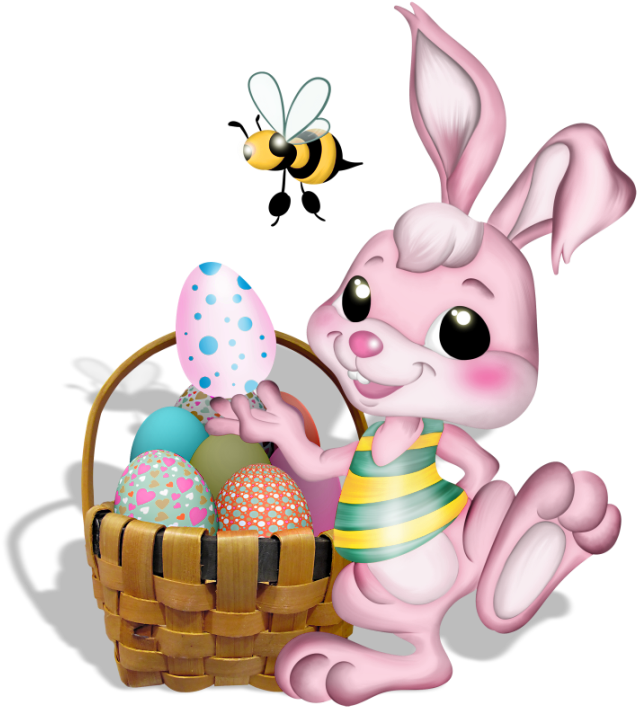 Easter Bunny Png - Bunny Easter Png File Clipart (650x719), Png Download
