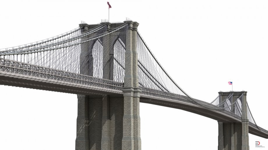 Bridge Vector Free Png Free Image - Brooklyn Bridge No Background Clipart (920x517), Png Download