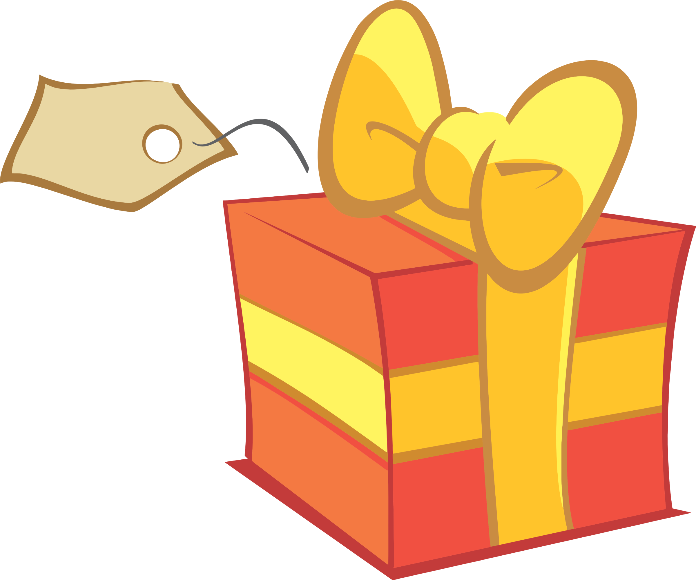This Free Icons Png Design Of Present Box Clipart (2400x2000), Png Download