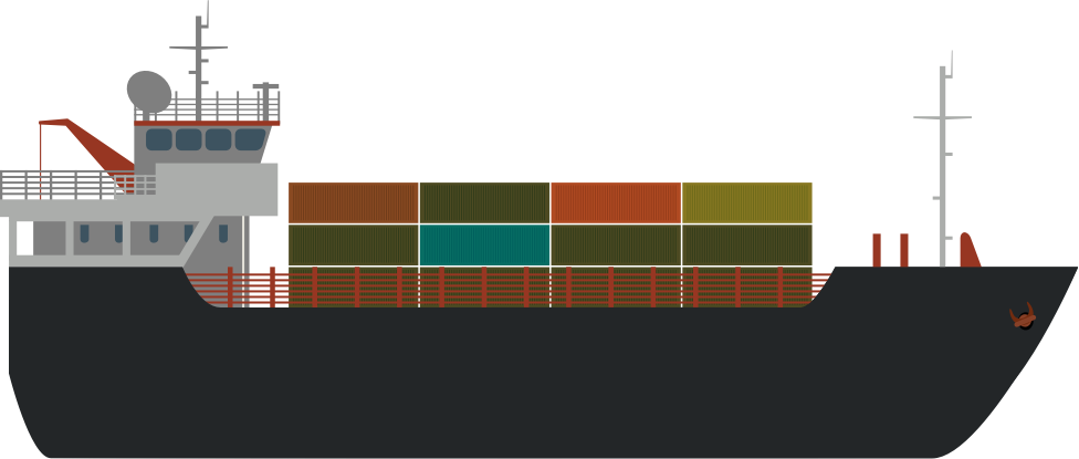Cargo Ship Png - Energy Efficiency Ship Clipart (976x415), Png Download