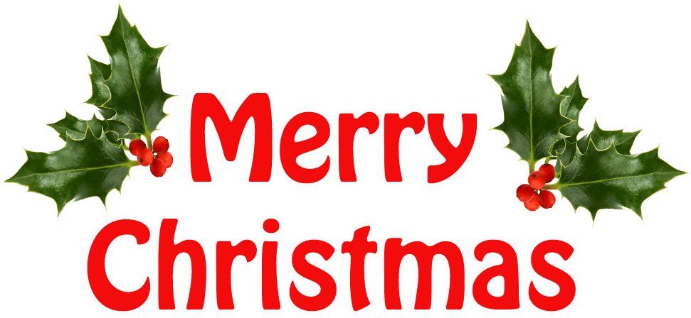 Free Png Images - Happy Merry Christmas Png Clipart (1000x557), Png Download