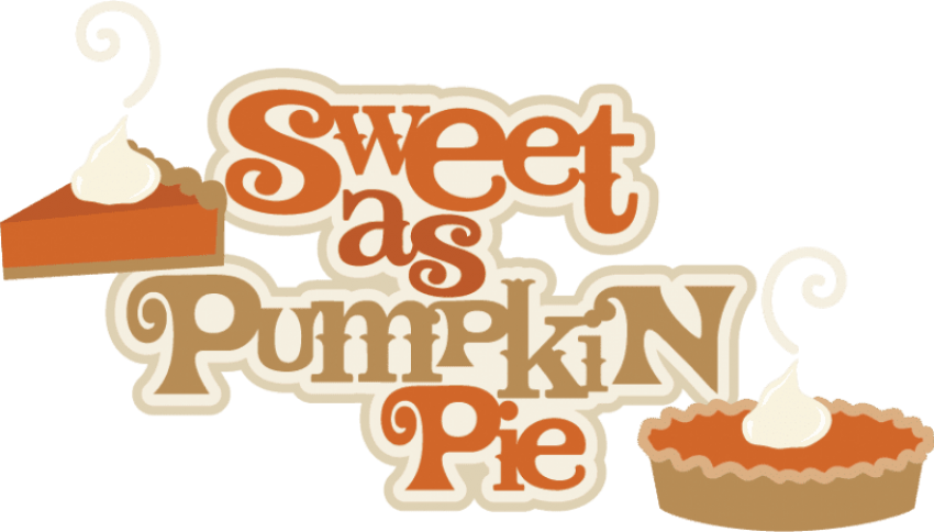 Free Png Download Pumpkin Pie Png Images Background - Sweet As Pie Clip Art Transparent Png (850x484), Png Download