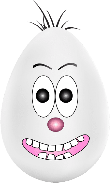 Free Png Download Easter Funny Egg Png Images Background - Cartoon Clipart (480x773), Png Download