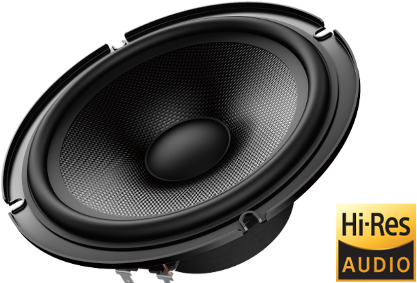 Audio Speaker Png Free Download - Pioneer Ts D65c Clipart (1000x560), Png Download