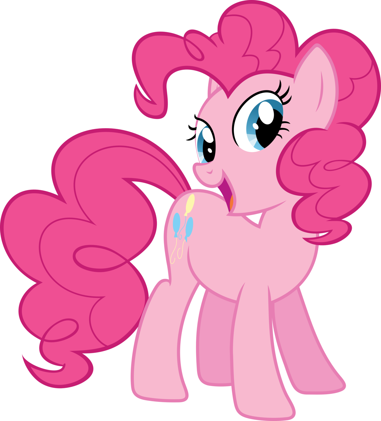 Pinkie Pie Transparent Images - My Little Pony Images Pinkie Pie Clipart (1280x1415), Png Download