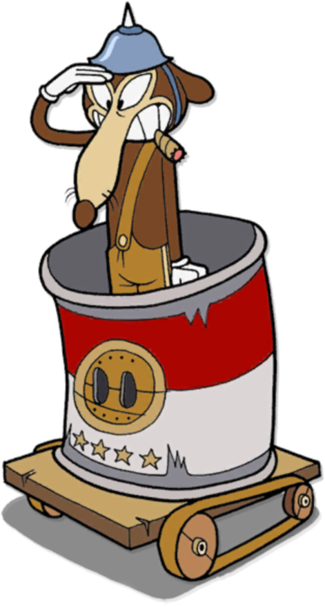 Cuphead Murine Corps Png , Png Download - Cuphead Werner Werman Png Clipart (471x878), Png Download