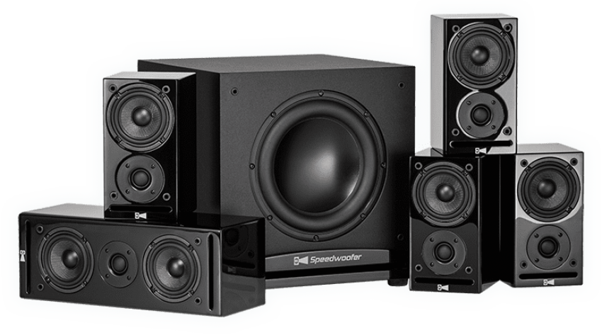 Free Png Download - 5.1 Speakers Clipart (850x473), Png Download