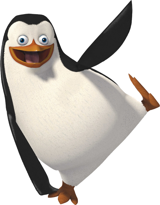 Free Icons Png - Penguin Madagascar Png Clipart (520x666), Png Download