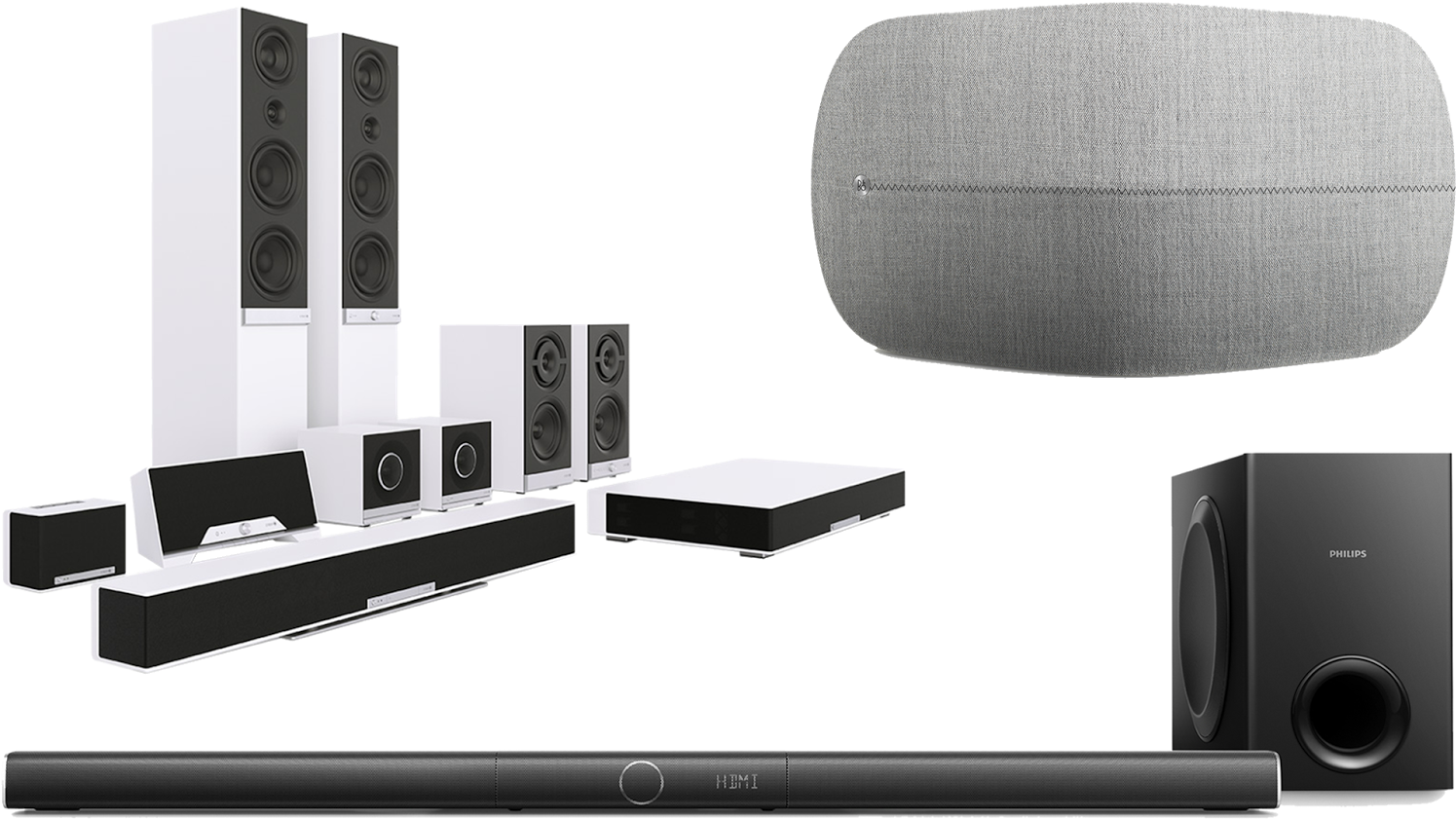 Google Cast Speakers - Hisense Speakers Clipart (770x440), Png Download