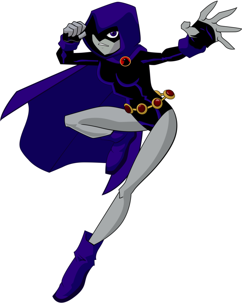 Raven - Raven Teen Titans Clipart (785x1019), Png Download