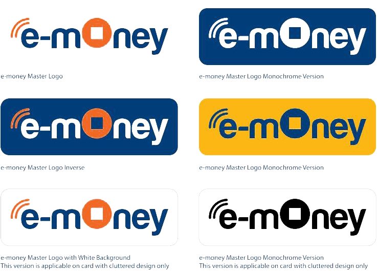 Money Sign Png Blue - Mandiri E Money Logo Transparent Clipart (884x559), Png Download
