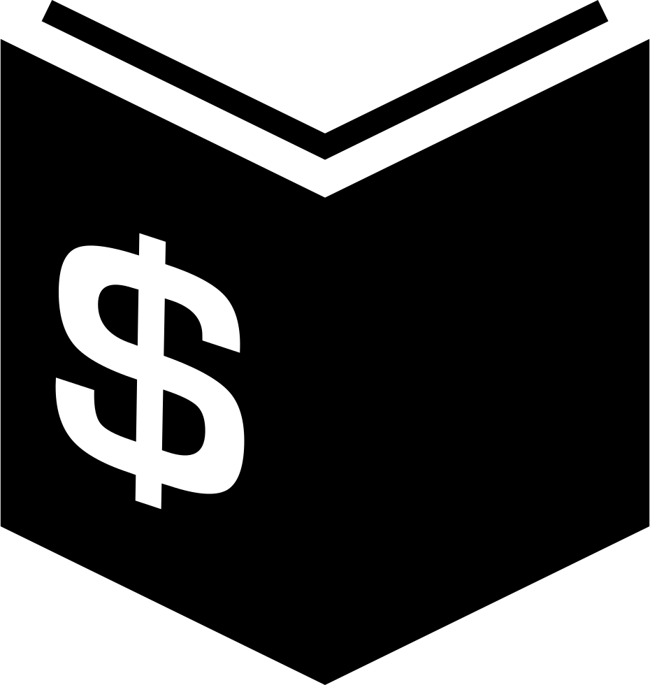 Book Of Economy With Dollar Money Sign Comments - Book With Dollar Sign Clipart (930x980), Png Download