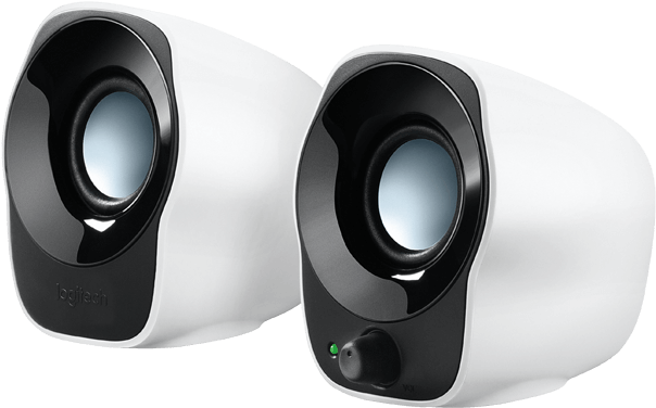 Logitech Z120 Stereo Speaker Clipart (652x560), Png Download
