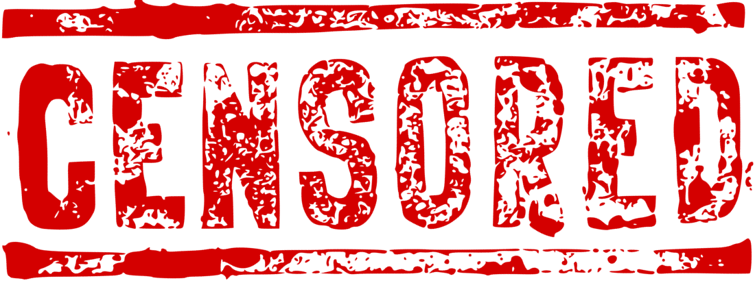 Censored Stamp Png Image - Censored Sign Clipart (1100x413), Png Download