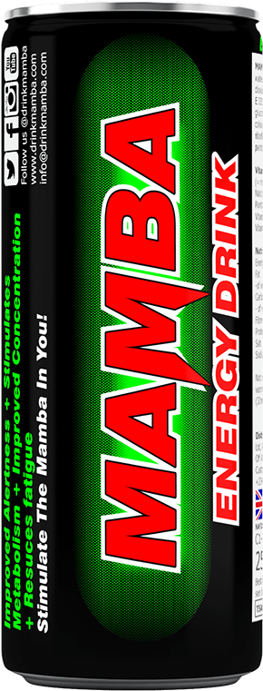 Mamba Energy Drink Can Front View - Caffeinated Drink Clipart (724x771), Png Download