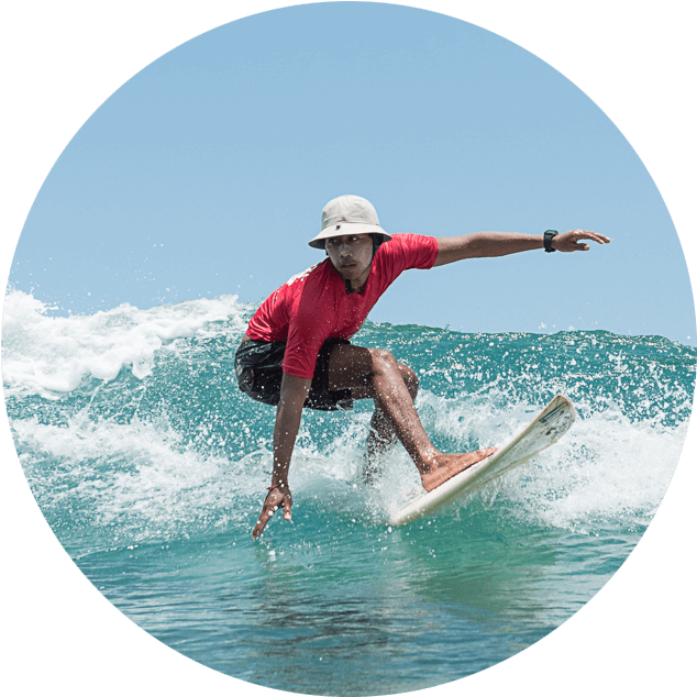 Picture Of Dharma - Surfing Clipart (667x659), Png Download
