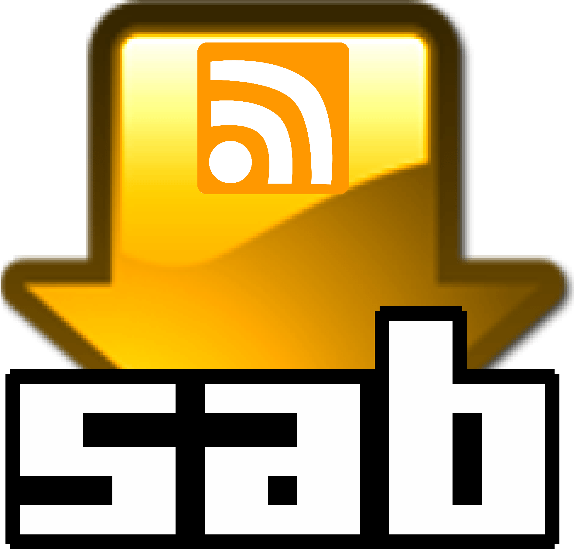 Download Via Sabnzbd Rss Feeds - Sabnzbd Icon Clipart (2048x2048), Png Download