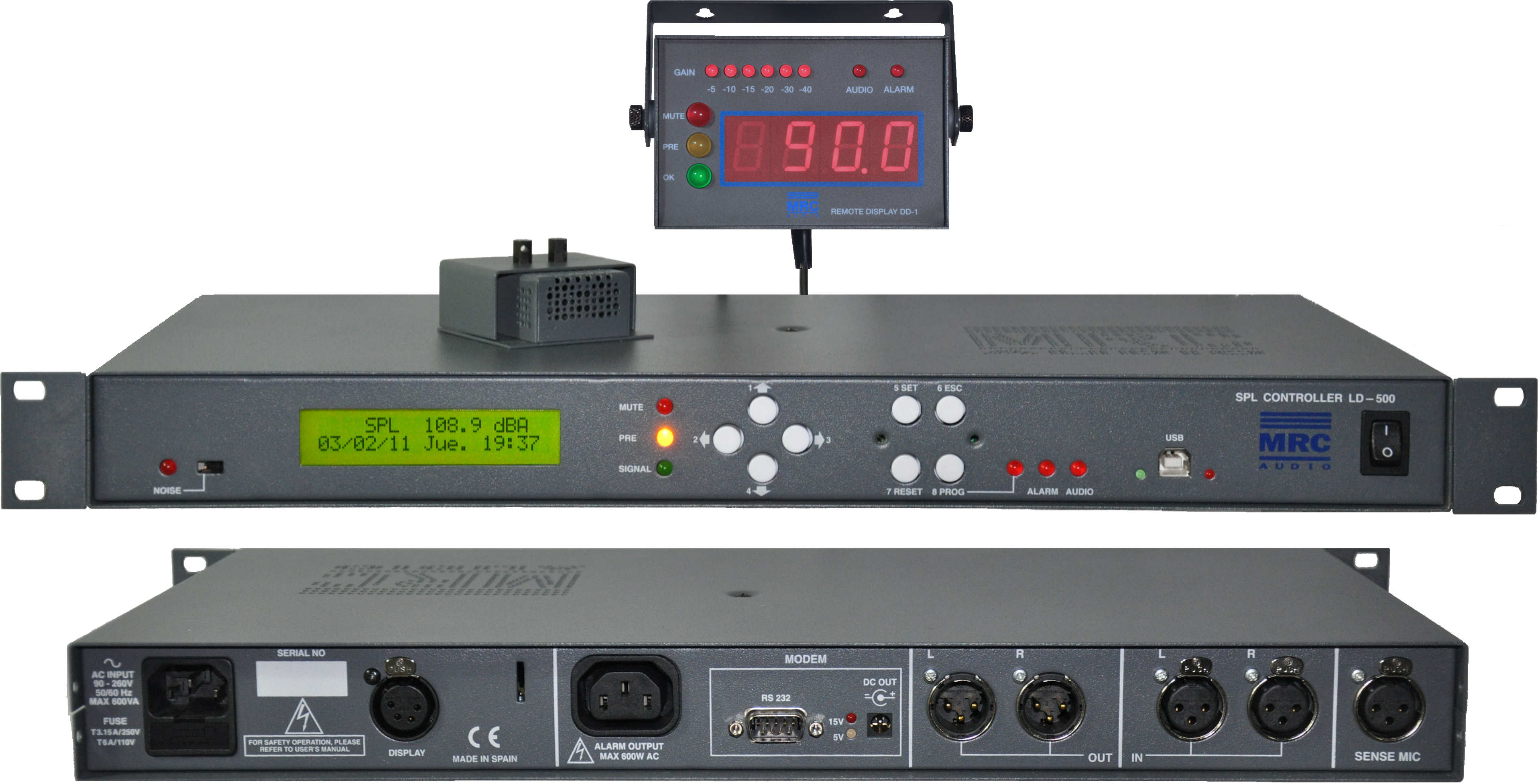 Picture Ld500 - Tascam Lm 8st Clipart (4000x2200), Png Download