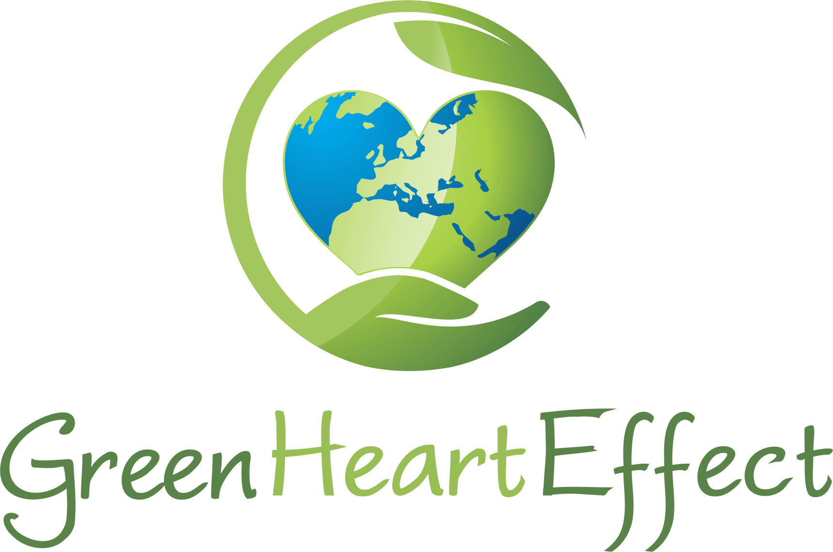Green Heart Effect All Png - Globe Clipart (1718x1138), Png Download