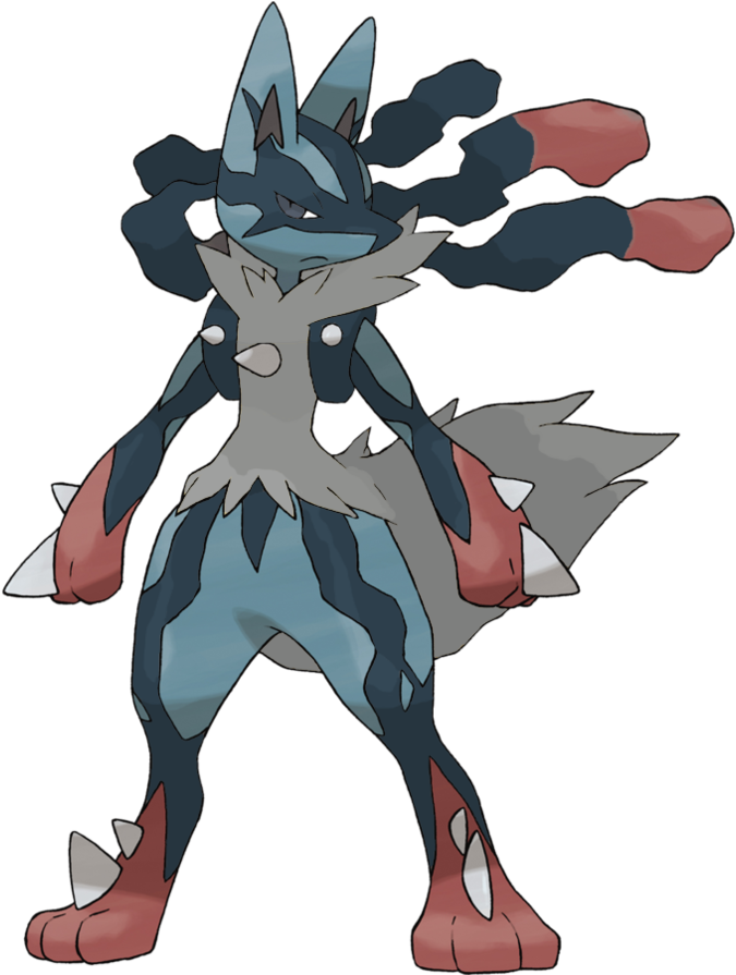 View Mlucario , - Mega Lucario Clipart (894x894), Png Download