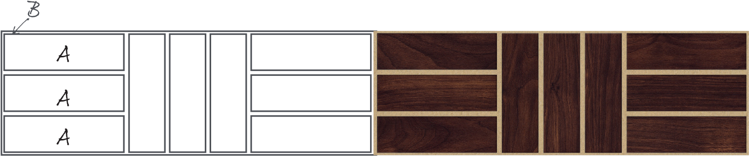 A Space Or Border Your Floor - Plywood Clipart (1544x330), Png Download