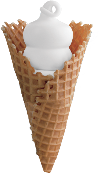 Waffle Cone - 와플 아이스크림 콘 Clipart (600x600), Png Download