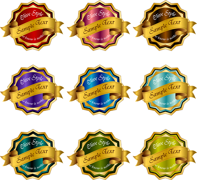 Emblem & Badge Vector Free - Award Badge Logo Clipart (640x584), Png Download