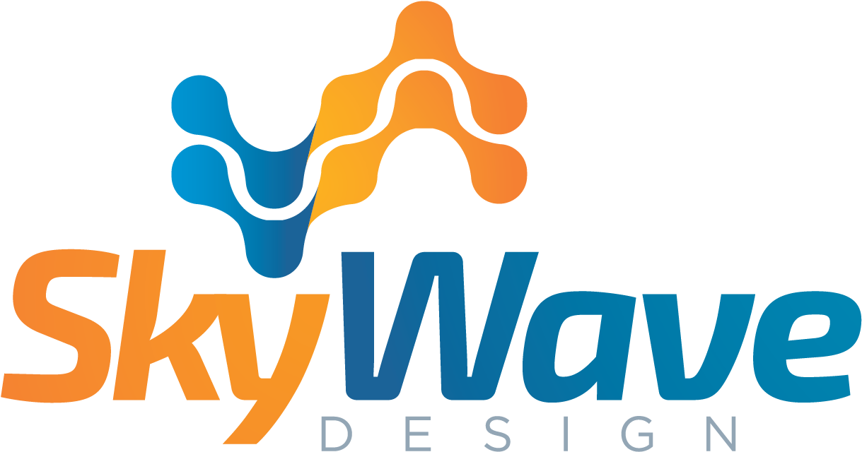 Sky Wave Design, Llc - Sky Wave Logo Clipart (1219x640), Png Download