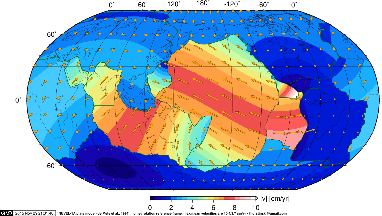 [pdf] [png] - Global Plate Motion Map Clipart (1625x919), Png Download