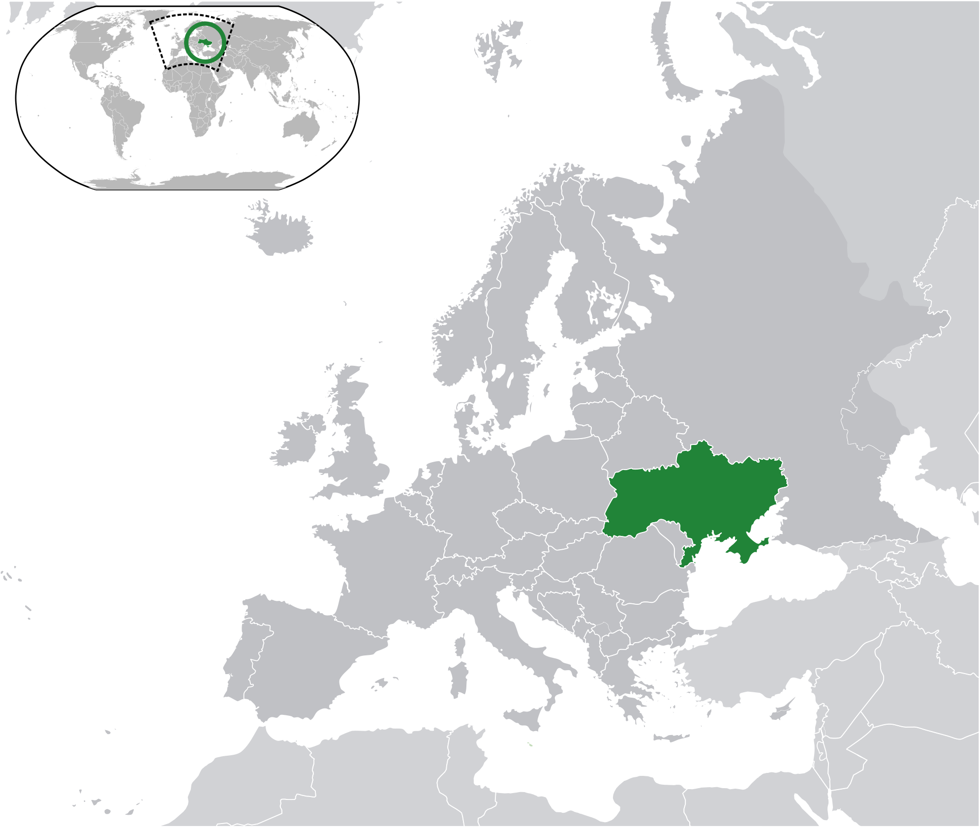 See Also - Map Without Ukraine Clipart (2000x1682), Png Download