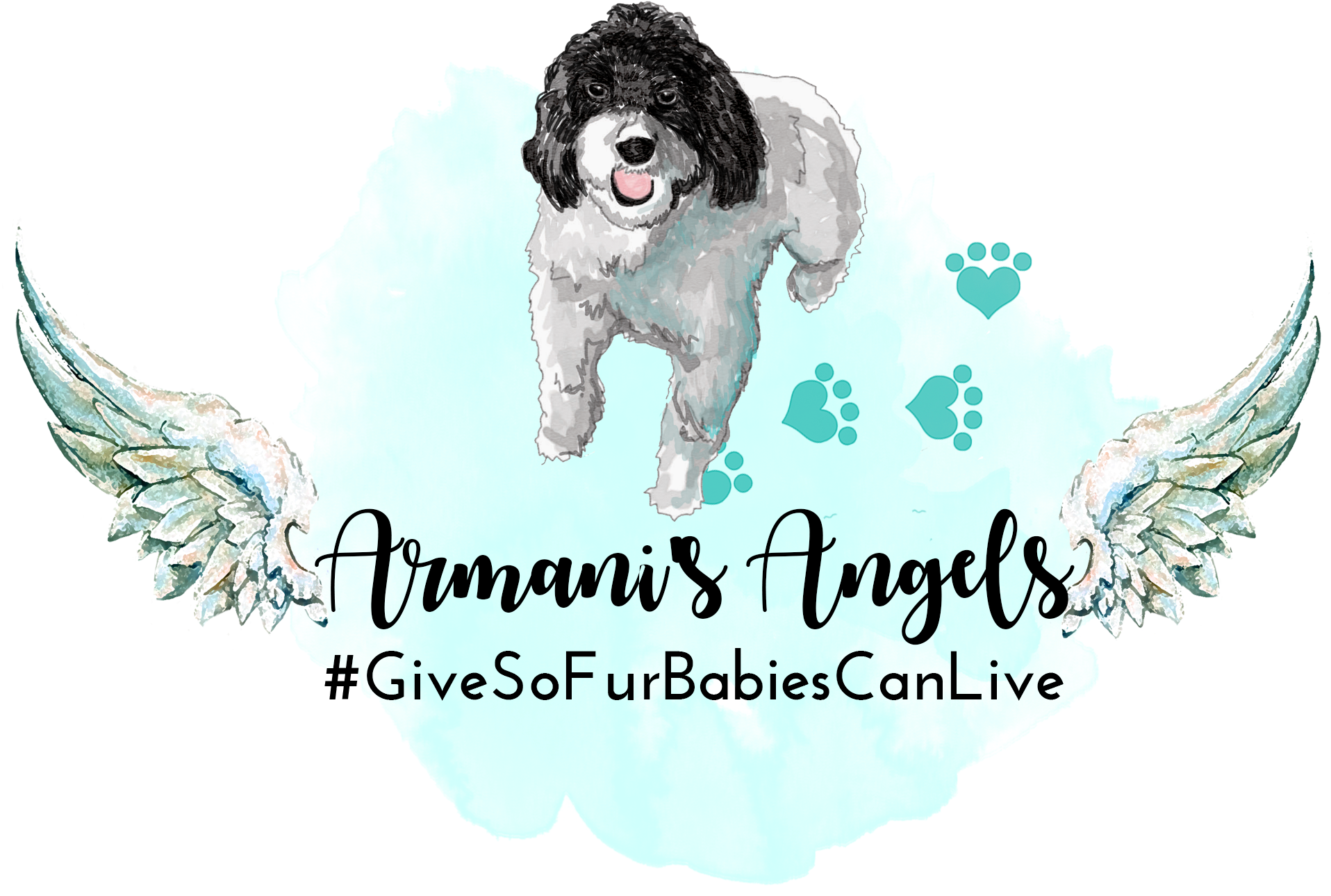 Armani's Angels - Dog Catches Something Clipart (2500x2000), Png Download