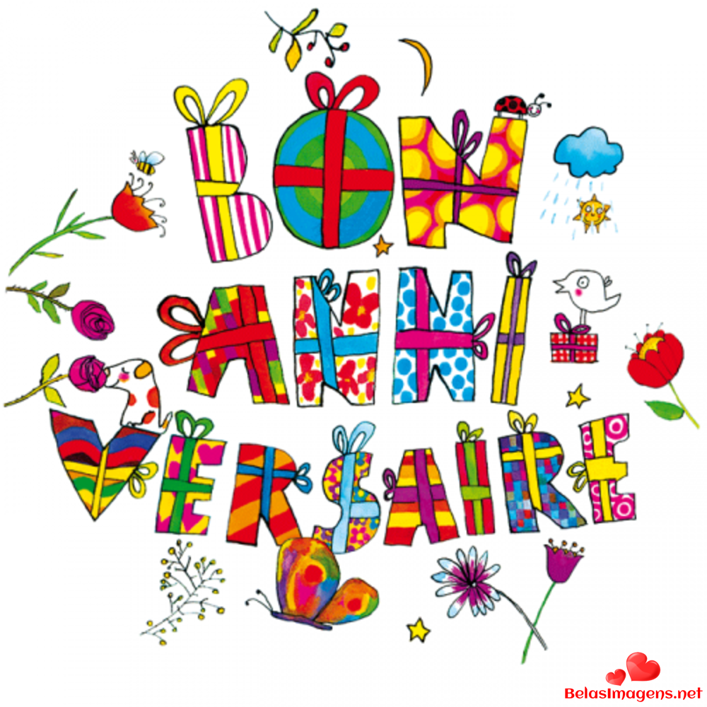 Imagen De Feliz Aniversario Para Facebook E Whatsapp - Bon Anniversaire Isabelle Clipart (1000x1000), Png Download
