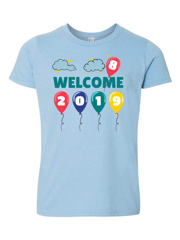 Welcome 2019 T Shirt Design - Design T Shirt For 2019 Clipart (800x800), Png Download