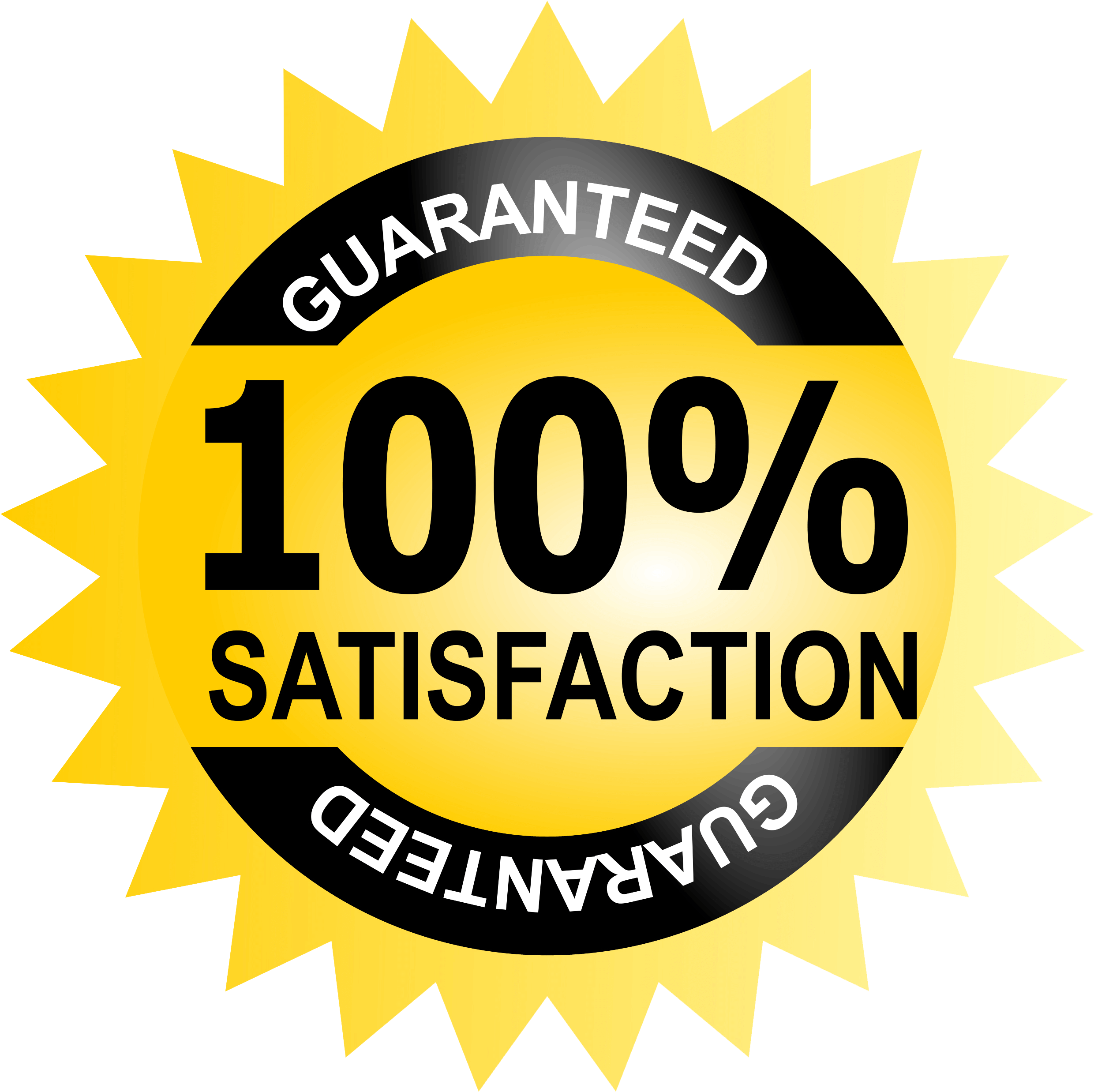 100% Satisfaction Guaranteed - 100% Satisfaction Guaranteed Logo Png Clipart (3053x3084), Png Download