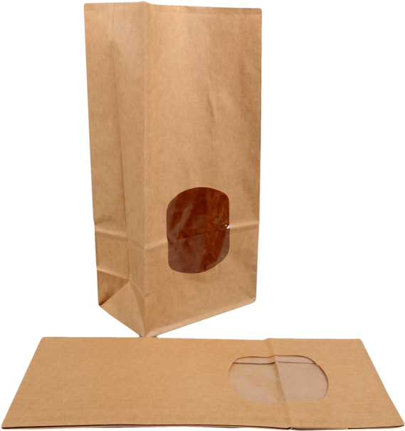Bag, Food Bag, Kraft Paper, 115x246x72mm, Brown Clipart (640x640), Png Download