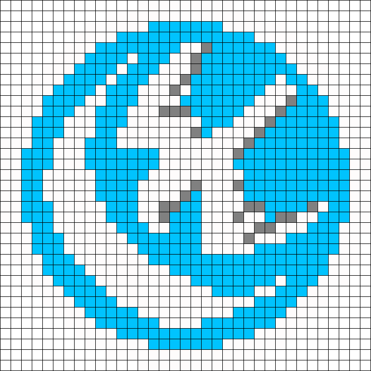 Game Of Thrones Arryn Sigil Perler Bead Pattern - Central City Brewing Co Ltd Clipart (736x736), Png Download